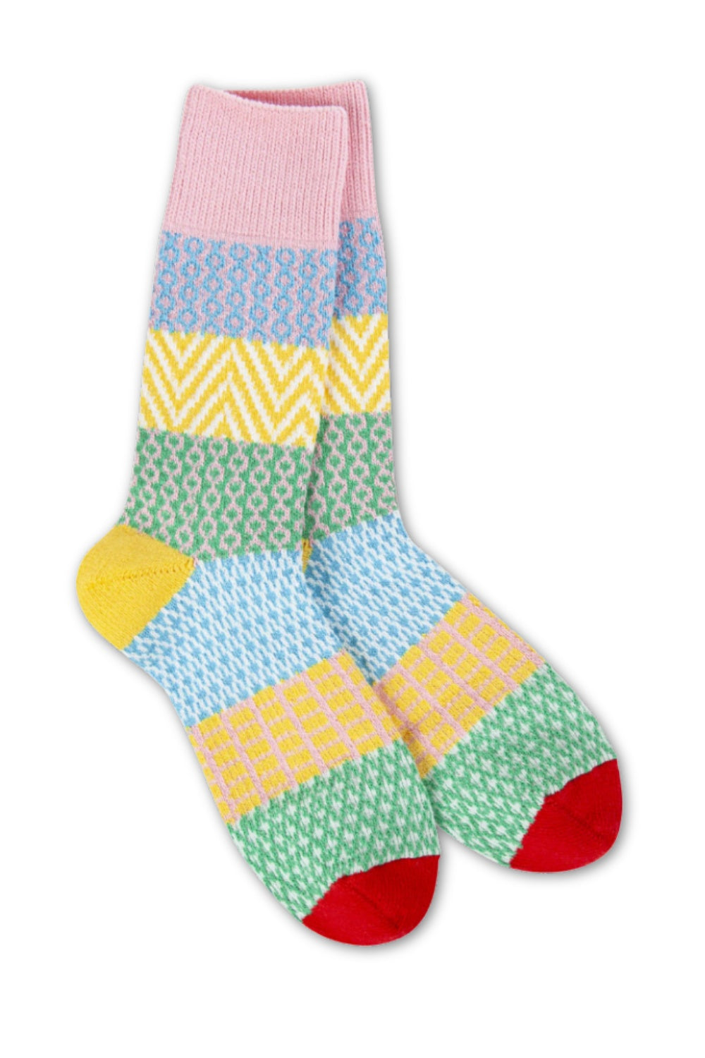 Worlds Softest Holiday Wonderland Crew Socks for Women in Multi | WS66614-75756-328