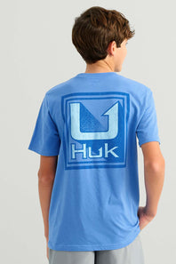 Huk Rising T-Shirt for Boys in Blue