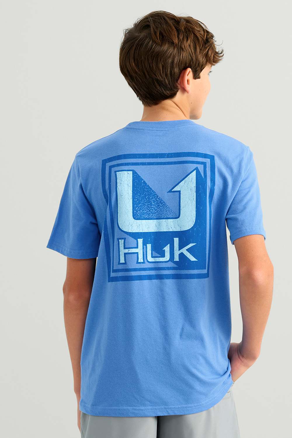 Huk Rising T-Shirt for Boys in Blue