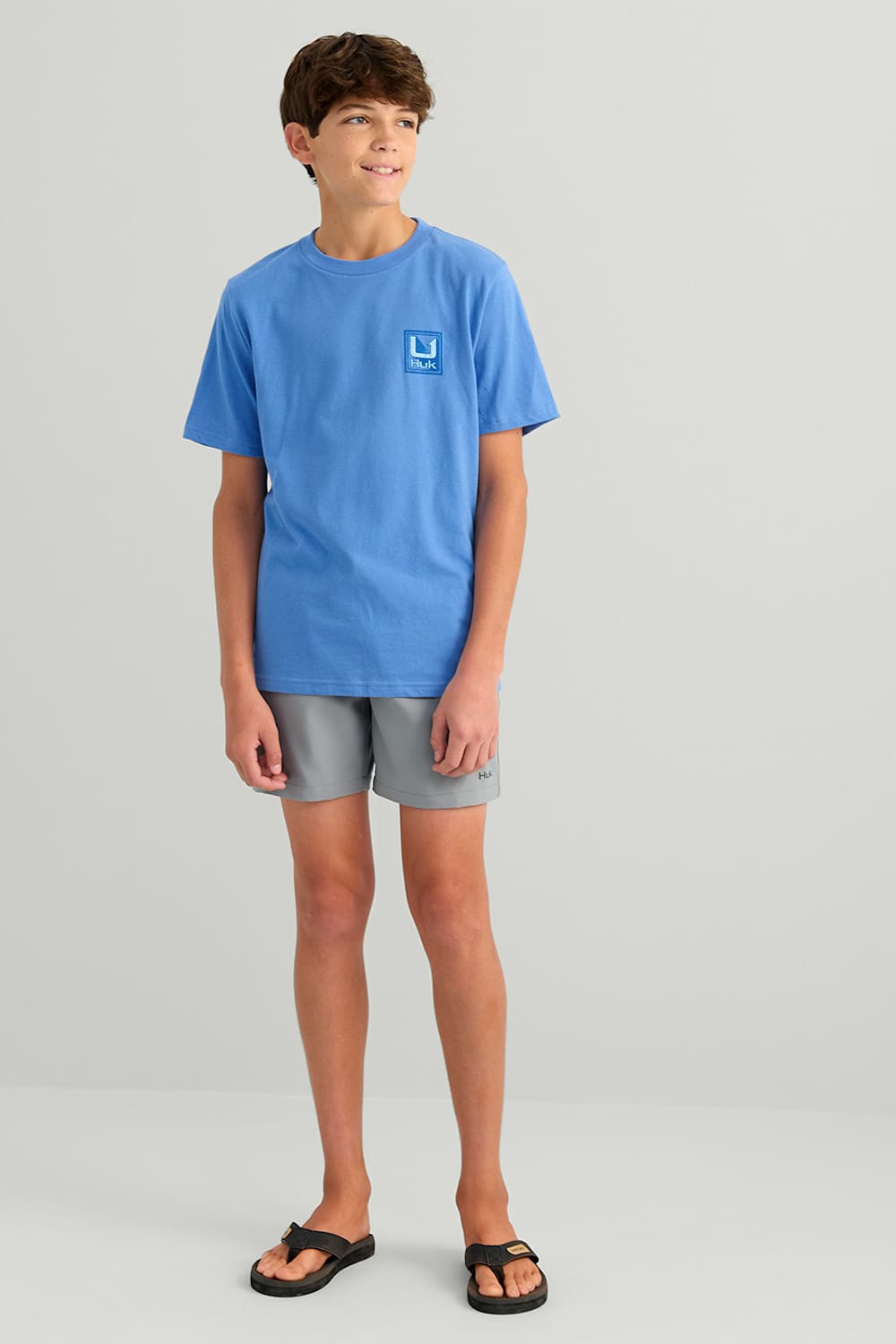 Huk Rising T-Shirt for Boys in Blue