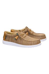 HEYDUDE Men’s Wally Stretch Sox Shoes in Bone Brown/Multi | 41898-2LI