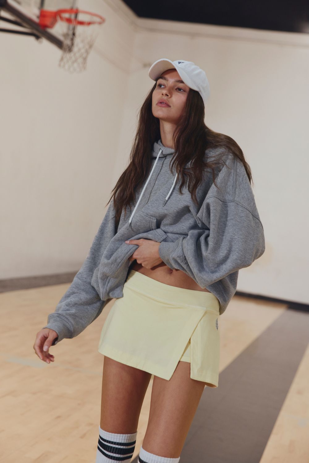 FP Movement Hot Shot Mini Skort for Women in Sunlit Yellow
