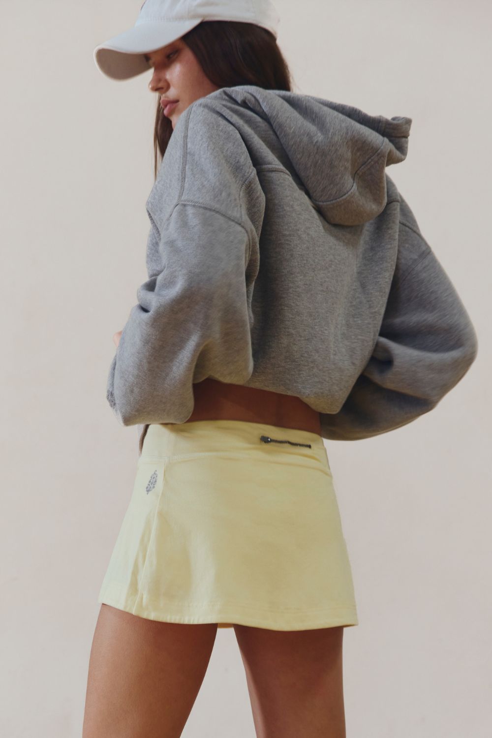 FP Movement Hot Shot Mini Skort for Women in Sunlit Yellow