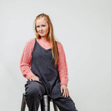 Harem Onesie Jumpsuit for Women in Charcoal
