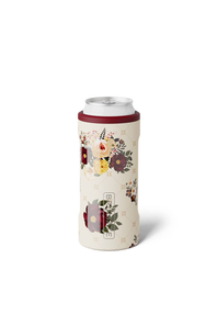 floral brumate slim can on white paper 