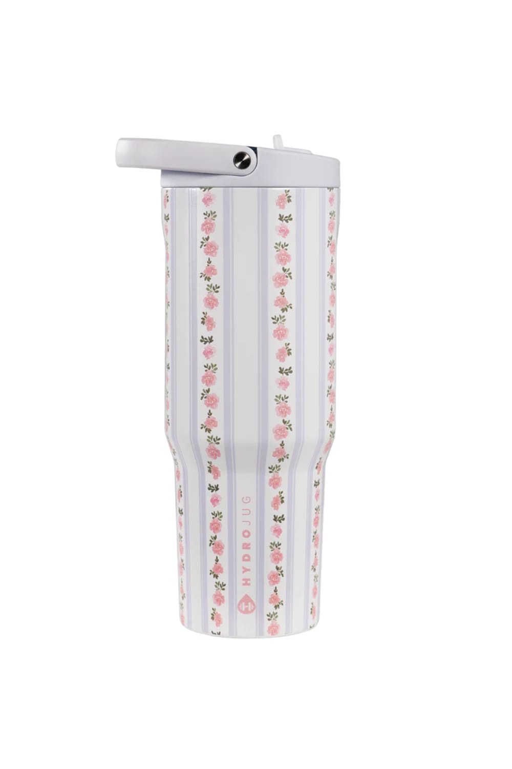 HydroJug Sport 40 oz Tumbler in Primrose Pink | 40OZ PRIMROSE-PINKSTRIPE