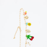 Fruit Charm Necklace in Multi