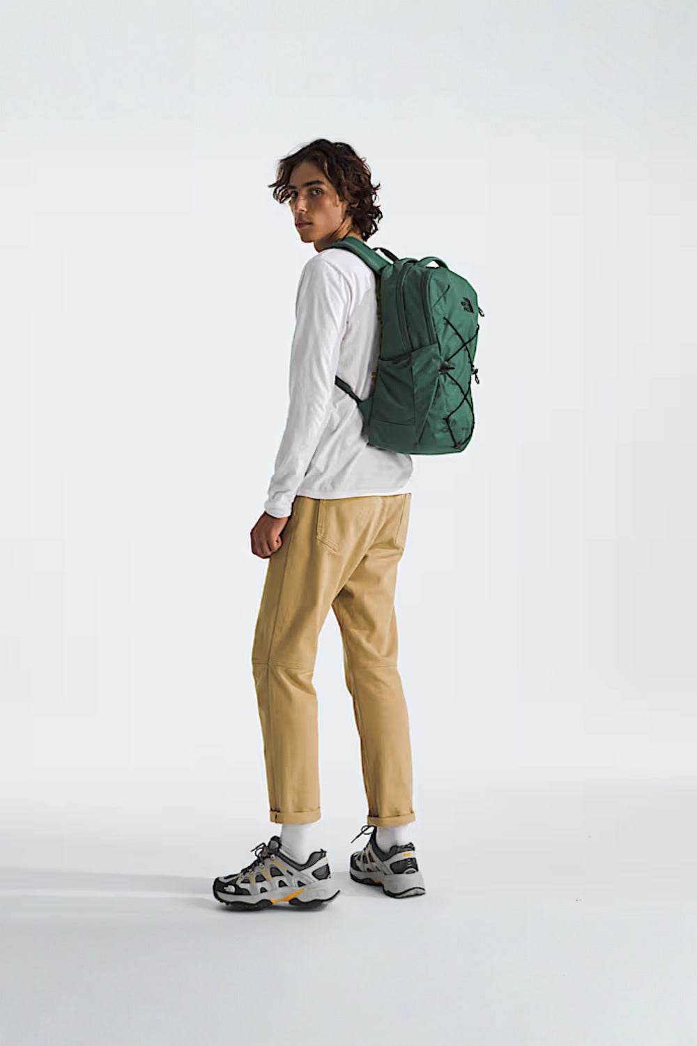 green backpack