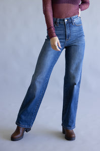 Judy Blue Tummy Control Straight Leg Jeans for Women 