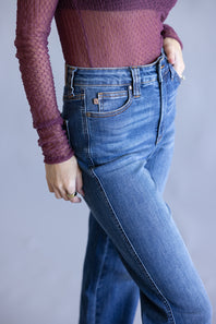Judy Blue Tummy Control Straight Leg Jeans for Women 