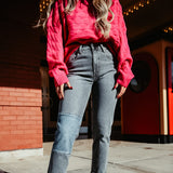 KanCan High Rise Mom Jeans for Women in Grey 