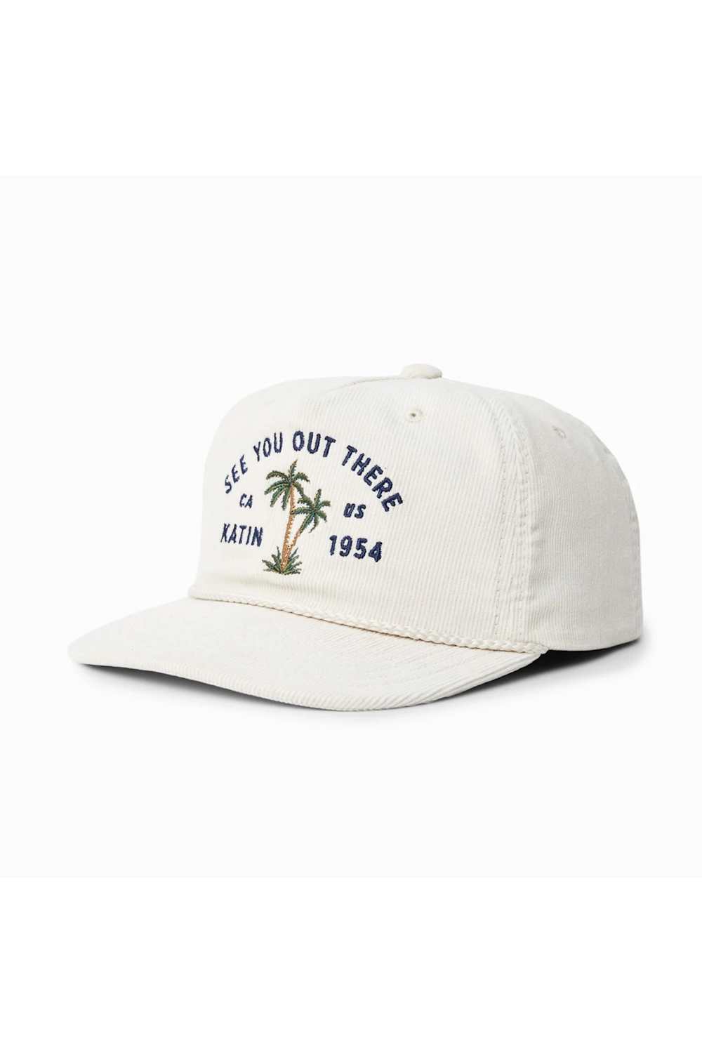 Katin Bermuda Snapback Hat for Men in White