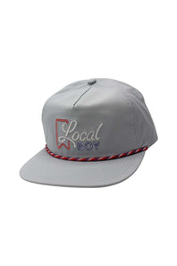 Local Boy Outfitters Neon Ultra Rope Hat for Men in Fog
