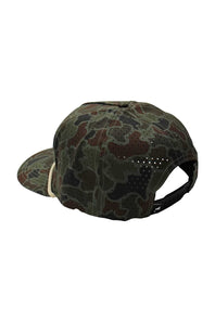 Local Boy Outfitters Perforated Rope Hat for Men in Green Camo