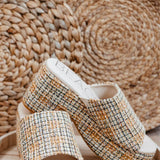 Beach by Matisse Terry Platform Tweed Heels for Women in Brown