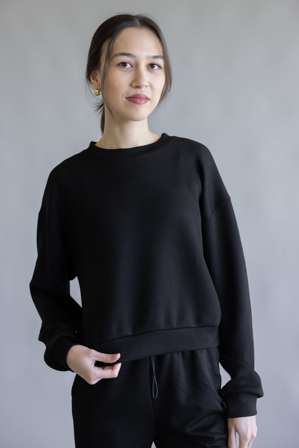 Love Tree Buttery Soft Pullover for Women in Black | 10334TN-BLACK
