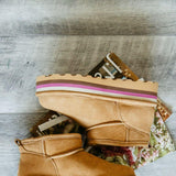 Bearpaw Retro Shorty Booties for Women in Brown