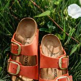Birkenstock Arizona Big Buckle Sandals for Women in Mars Red