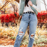 Eunina Rocky Binge Worthy High Rise Jeans for Women