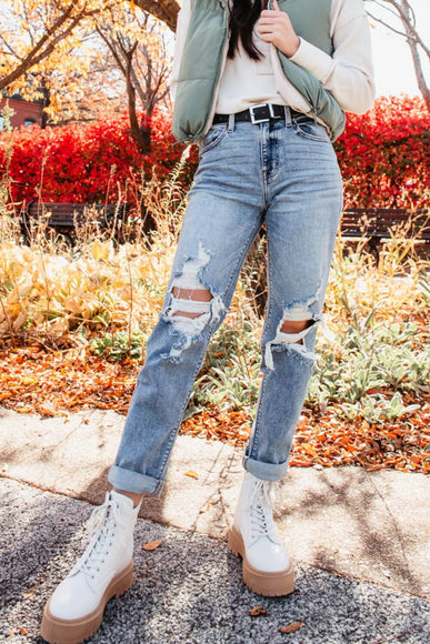 Eunina Rocky Binge Worthy High Rise Jeans for Women