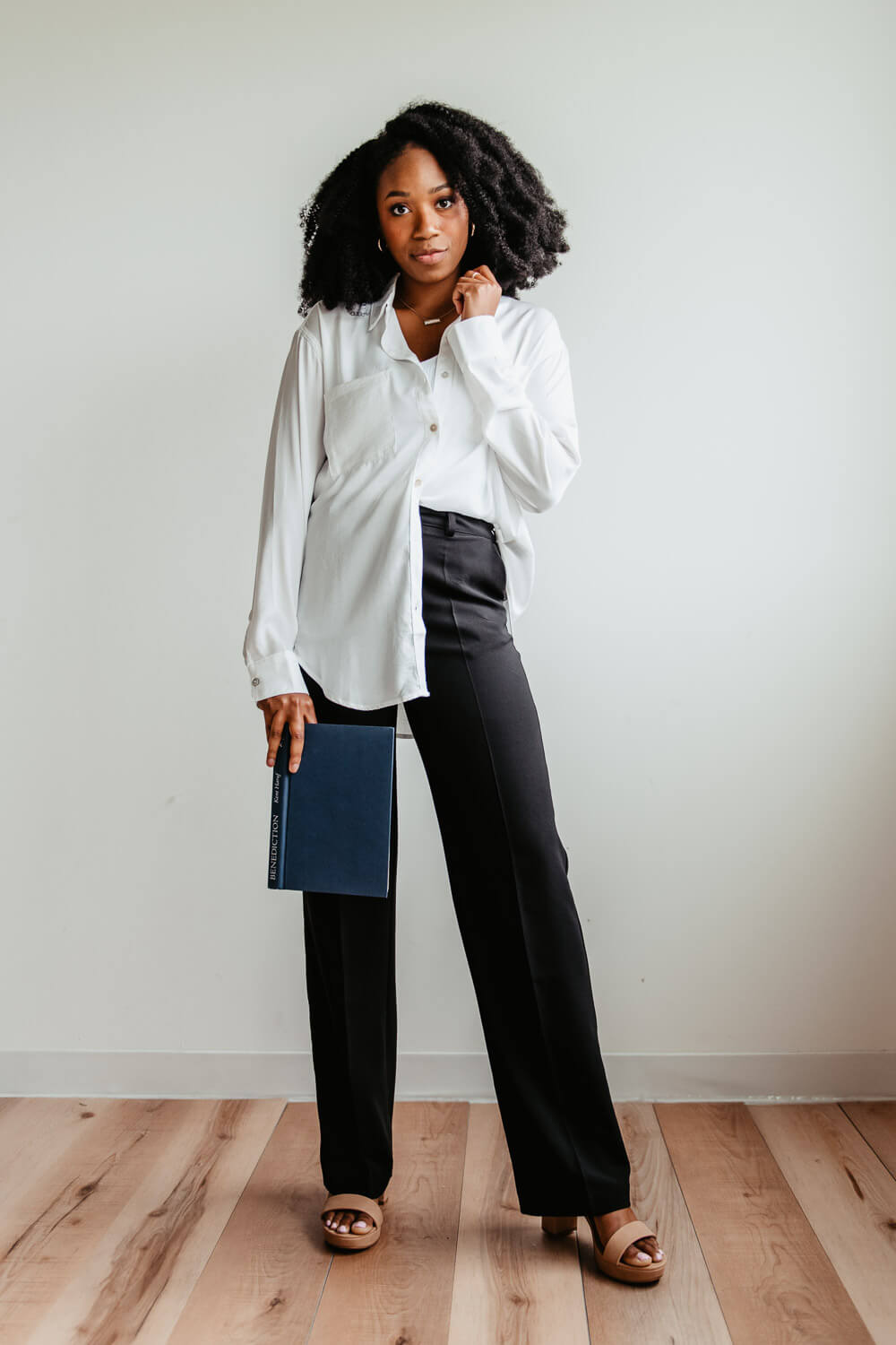 Cobblestone Wide Leg Trouser - Khaki - THELIFESTYLEDCO Shop