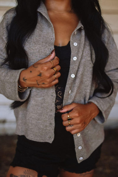 Things Between Piper Cardigan for Women in Mocha