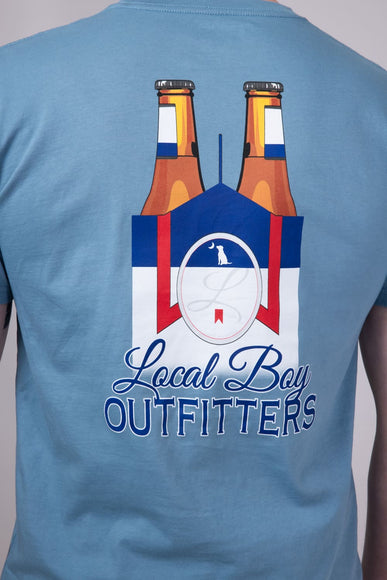 Local Boy Ultra Sixer T-Shirt for Men in Blue