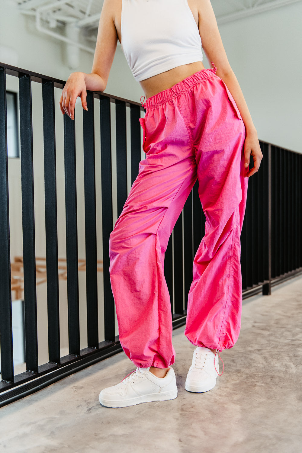 Nylon baggy pants Clearance