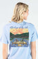 Simply Southern At the Lake T-Shirt for Women in Faded Blue