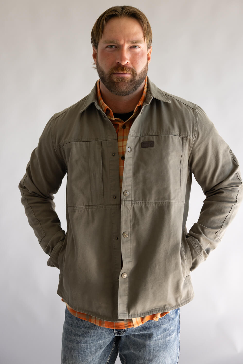 Marsh Wear Delano Shacket for Men in Fossil | MWJ09-FSL – Glik's