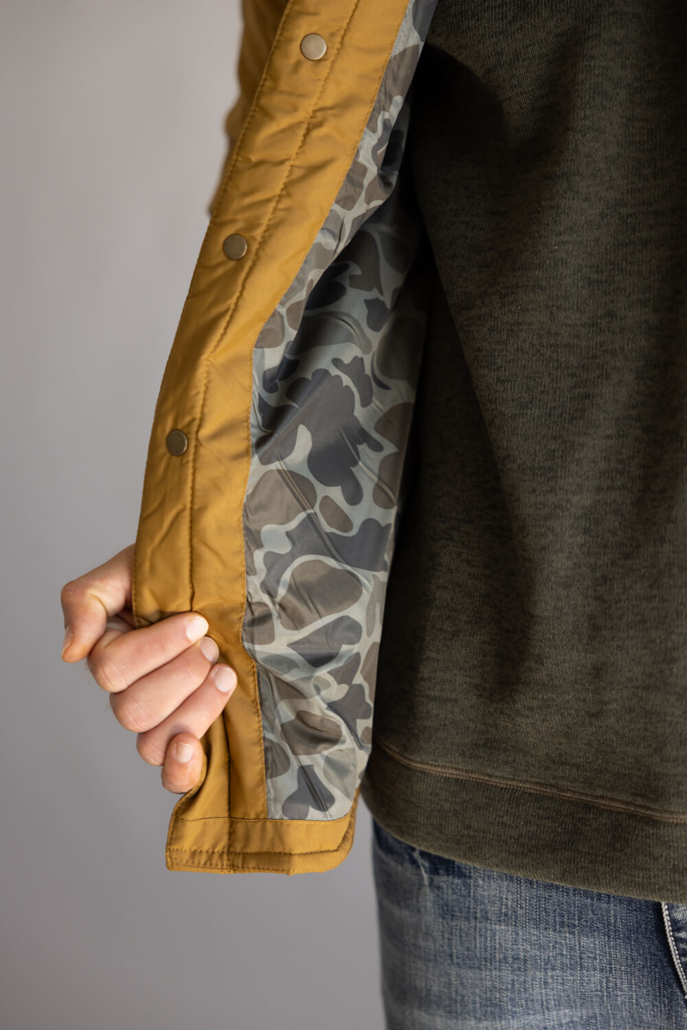 Marsh Wear Saluda Puff Shacket- Coriander main image 1