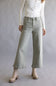 Mica High Rise Cropped Wide Leg Jeans for Women in Green