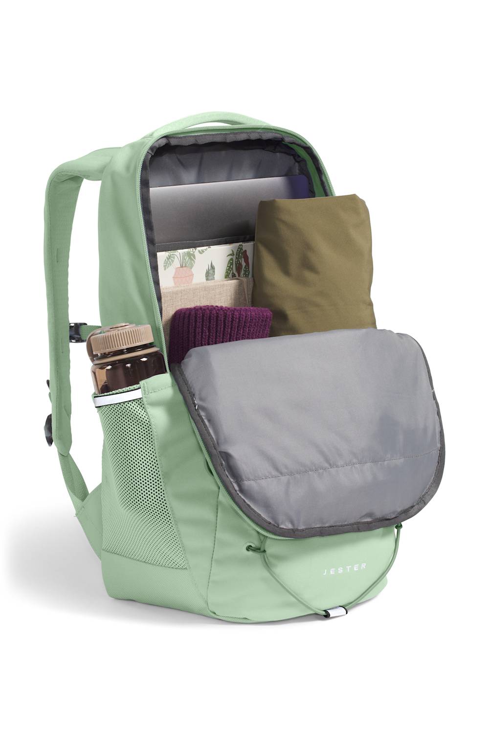 mesh north face backpack The Recon Everyday Laptop it offers a stretch stash pocket The North Face Jester Water