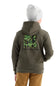 The North Face Teen Evolution Box Hoodie in Dark Green | NF0A8CZC-04B
