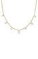 Kendra Scott Cailin Delicate Strand Gold Necklace in White CZ | 9608886206