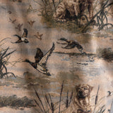 North River Brushed Cotton Duck And Dog Printed Button Up Shirt for Men in Brown