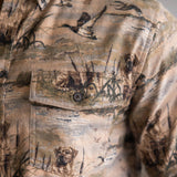 North River Brushed Cotton Duck And Dog Printed Button Up Shirt for Men in Brown