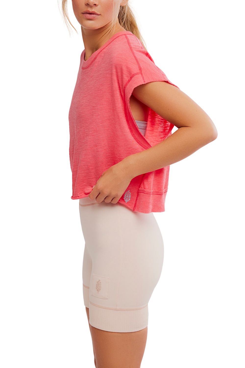 FP Movement My Time Tee for Women in Pastel Grapefruit | OB1265309-GRAPEFRUIT