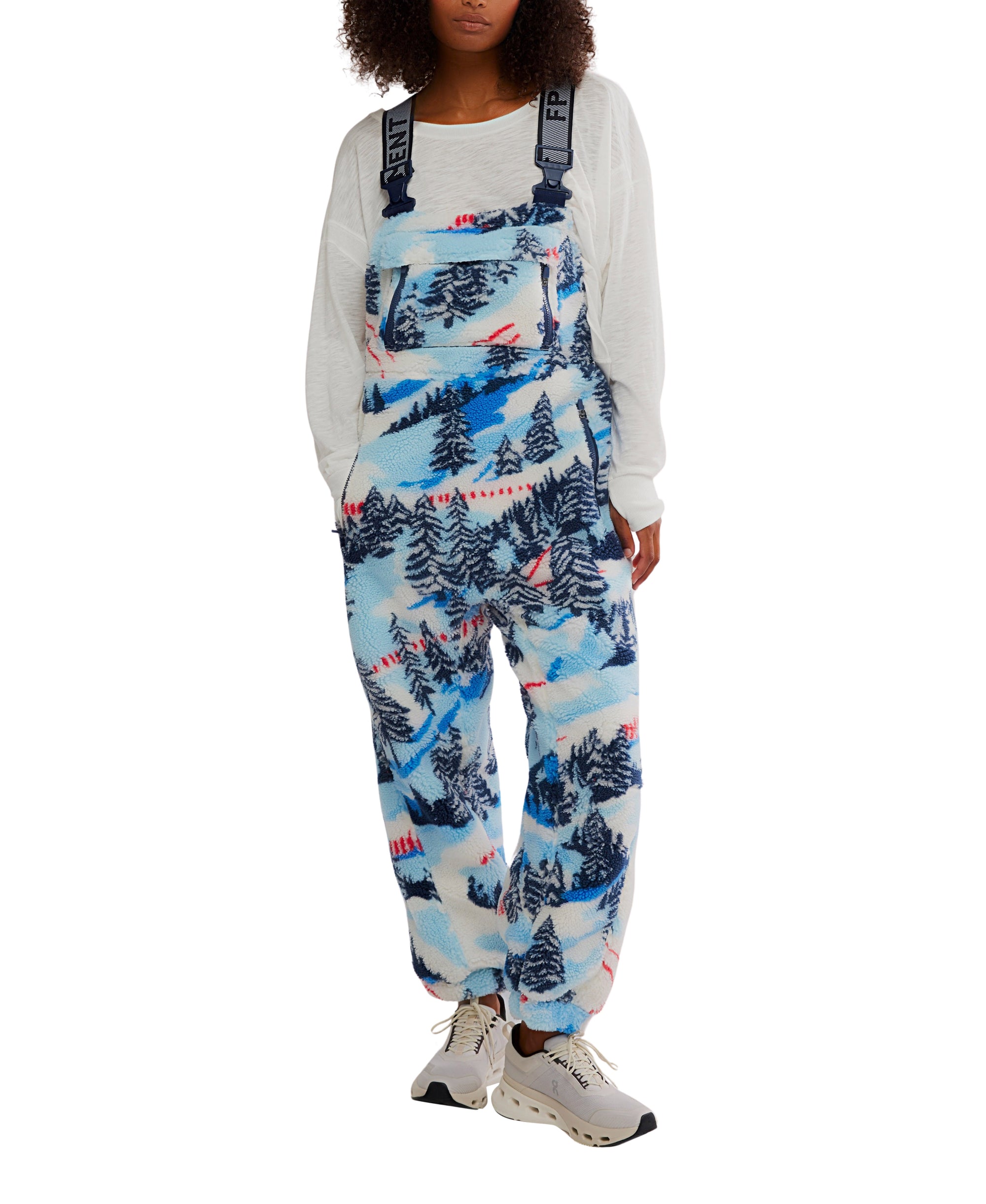 FP Movement Hit The Slopes Printed Salopette for Women in Alpine Combo