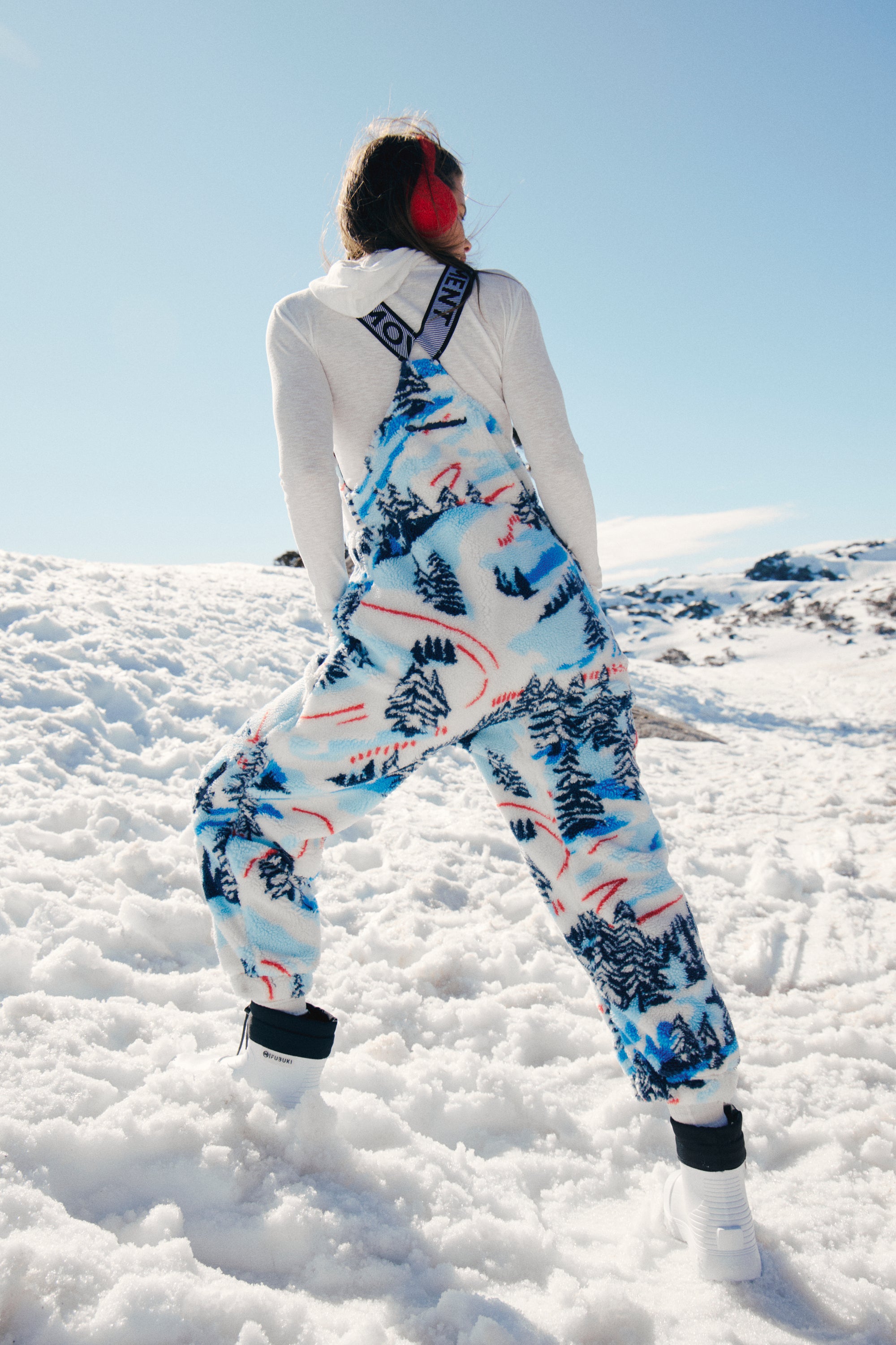 FP Movement Hit The Slopes Printed Salopette for Women in Alpine Combo