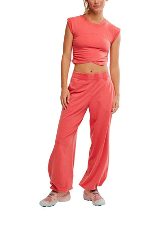 FP Movement Hot Shot Crossover Set for Women in Grapefruit