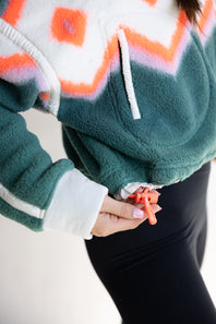 PRINTED-MOUNTAIN-HIGH-1-2-ZIP-GREEN-GLOW-OB2356753-GREENGLOW