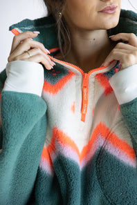 PRINTED-MOUNTAIN-HIGH-1-2-ZIP-GREEN-GLOW-OB2356753-GREENGLOW