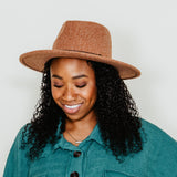 C.C Felt Hat for Women in Camel