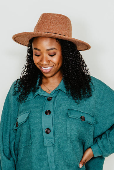 C.C Felt Hat for Women in Camel