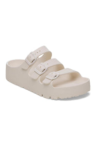 Papillo by Birkenstock Florida EVA Flex Platform Sandals for Women in Eggshell | 1029770