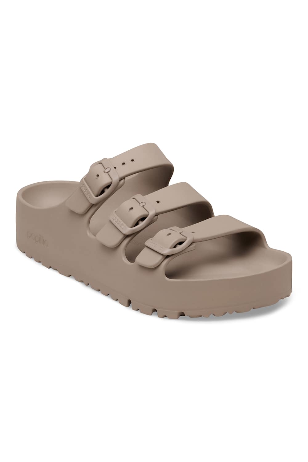 Papillo by Birkenstock Florida EVA Flex Platform Sandals for Women in Grey Taupe | 1031433