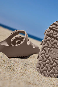 Papillo by Birkenstock Florida EVA Flex Platform Sandals for Women in Grey Taupe | 1031433