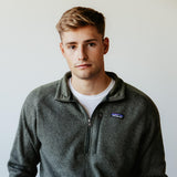 Patagonia Men’s Better Sweater Quarter Zip in Green