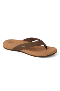  Reef Cushion Melody Flip Flops for Women in Chocolate. 